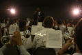 Photograph: [Conductor looks into the ochestra]