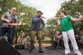 Thumbnail image of item number 1 in: '[Singers at UNT Grad Block Party]'.