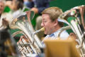 Primary view of [Tuba Players at UNT Commencement Ceremony]