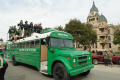 Photograph: [Mean Green Tailgatin' Machine in Homecoming Parade]