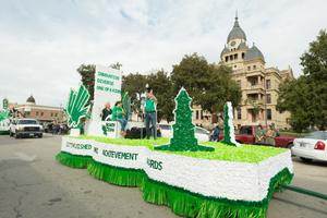 Primary view of object titled '[Distinguished Student Achievement Awards float]'.