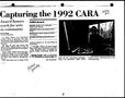 Primary view of Capturing the 1992 CARA