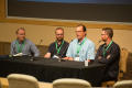 Photograph: ['Unveiling the Mystery' panel at Mayborn Literary Nonfiction confere…