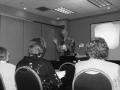 Photograph: [Dr. Larry Day giving lecture to CSLA conference guests]