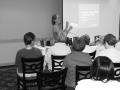 Photograph: [Betsy Swan giving workshop at 2007 CSLA conference]