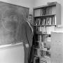 Photograph: [Calculus professor with books #1]