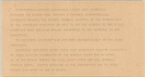Primary view of object titled '[News Script: Mansfield Amendment]'.
