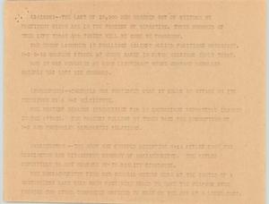 Primary view of object titled '[News Script: U.S. military news]'.