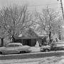 Photograph: [Photograph of a fraternity house in the winter #5]