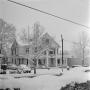 Photograph: [Photograph of a fraternity house in the winter #8]