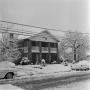 Photograph: [Photograph of a fraternity house in the winter #4]