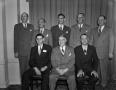 Photograph: [Group of men at the Kellogg Co. banquet]