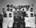Primary view of [African American Choir with a reporter]