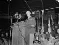 Photograph: [Gen. Wainwright giving a speech]