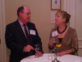 Photograph: [Cliff Clements and Neice Bell at TDNA dinner]