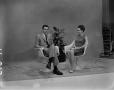 Photograph: [Bobbie and guest sitting in studio]