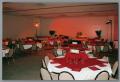 Photograph: [Dining hall for Christmas Kwanzaa soiree]