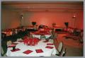 Photograph: [Decorated dining hall for Christmas Kwanzaa soiree]