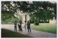 Photograph: [Photograph of a few TAMS students on pathway]
