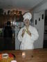Photograph: [Tim Vinzant at Halloween party in kitchen]