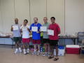 Photograph: [All-Star players with certificates]