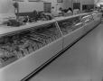 Photograph: [Meat counter at Hills Store]