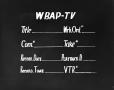 Photograph: [WBAP-TV filming board]