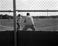 Photograph: [Photo of men playing baseball at WBAP picnic]