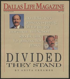Primary view of object titled 'Dallas Life Magazine, Volume 6, Number 5, May 17, 1987'.