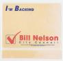 Text: [Bill Nelson voting sticker]