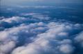 Photograph: [Aerial view of stratocumulus clouds]