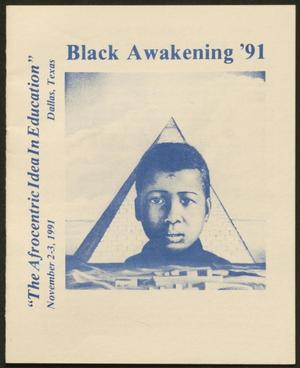 Primary view of object titled '[Program: Black Awakening '91]'.