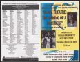 Pamphlet: [Program: Black Theatre: The Making of a Movement]