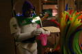 Primary view of [Balloon artist dressed as Buzz Lightyear]