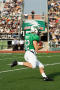Photograph: [Micah Mosley running the ball during UNT vs. Navy game, 2007]