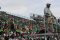 Photograph: [Mean Green Brigade in stands at the UNT v Navy game]