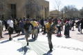 Photograph: [Students dancing at AKA event]