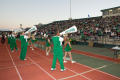 Photograph: [Cheer leading chants at Homecoming game, 2007]