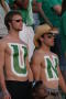 Photograph: [Fans with body paint during UNT v Navy game]