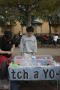 Photograph: [Students at JCO Fall Festival booth]