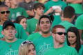 Photograph: [Crowd with game t-shirts at the UNT v Navy game]
