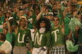 Photograph: [Students in body paint at UNT v ULM game]