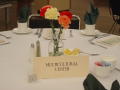 Photograph: [Multicultural Center banquet table]