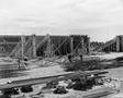 Primary view of [The Amon G. Carter Stadium under construction]