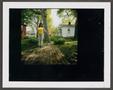 Photograph: [Victoria Clary standing in a yard, 2]