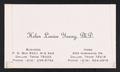 Text: [Louise Young business card]