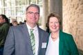 Photograph: [James Conover and a woman at the UNT College of Music Gala]