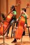 Photograph: [Two students playing the cello at the UNT Music Summer Orchestra Day…