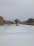 Photograph: [Snow day on University of North Texas (UNT) view of Avenue C]