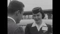 Video: [News Clip: Airline Hostess is Named "Miss Skyway"]